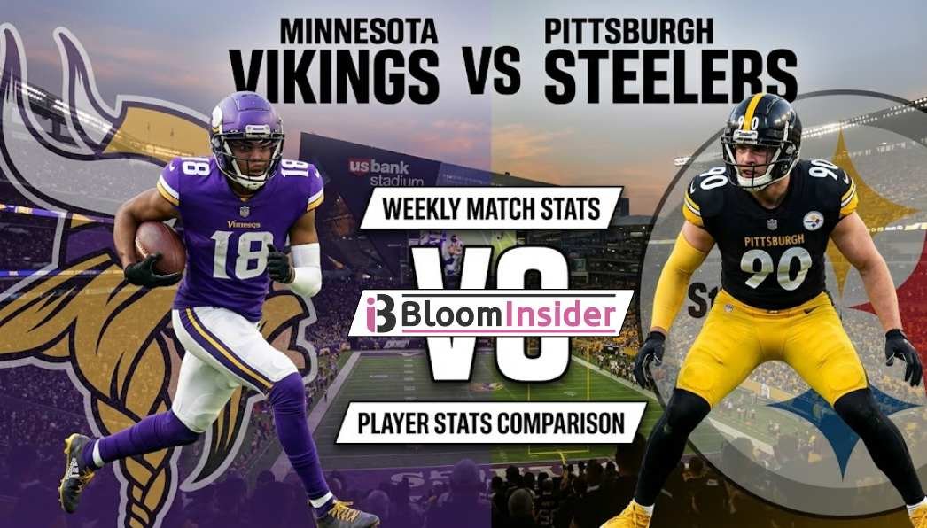 minnesota vikings vs pittsburgh steelers match player stats