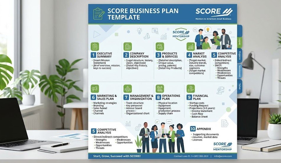 score business plan template